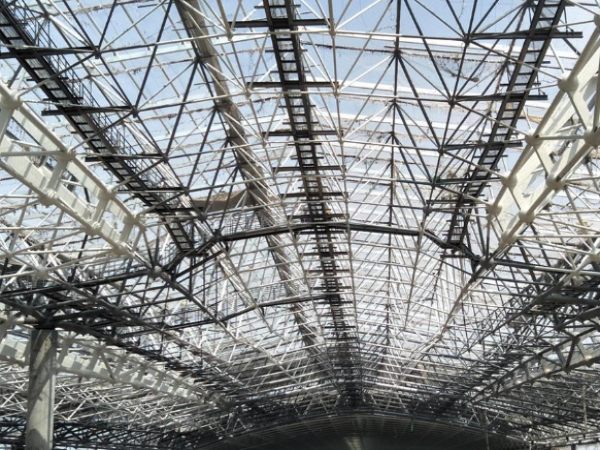 双城收费站网架